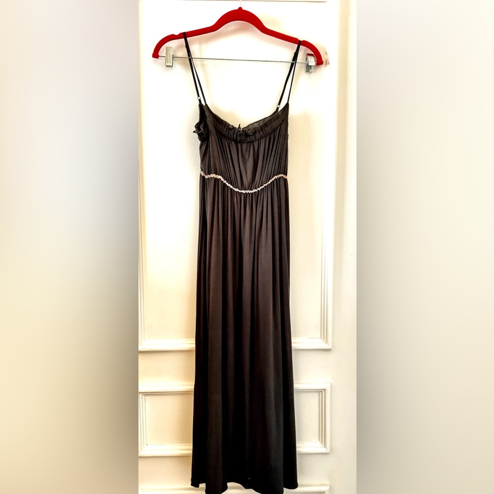 Theory empire waist tie-back dress